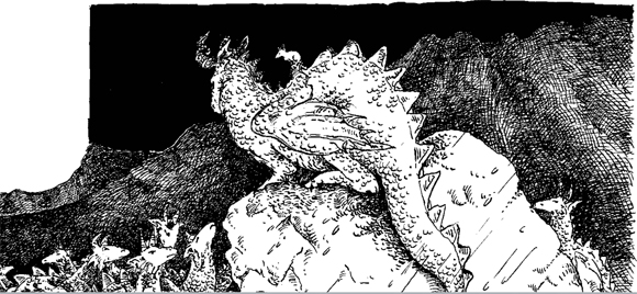 Ilustración de El jinete del dragón
