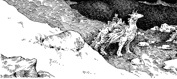Ilustración de El jinete del dragón