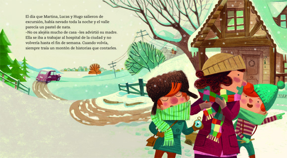 Ilustración de El interrogante gigante