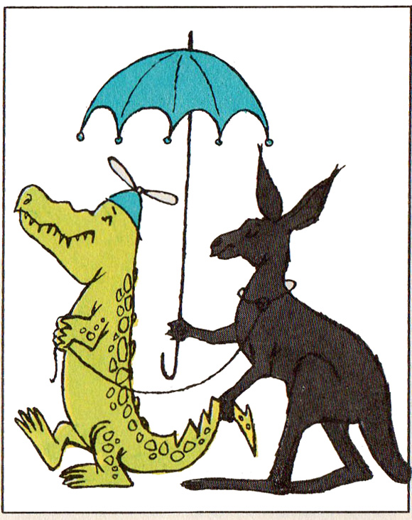 Ilustración de Lluvia de cocodrilos. Un alfabeto