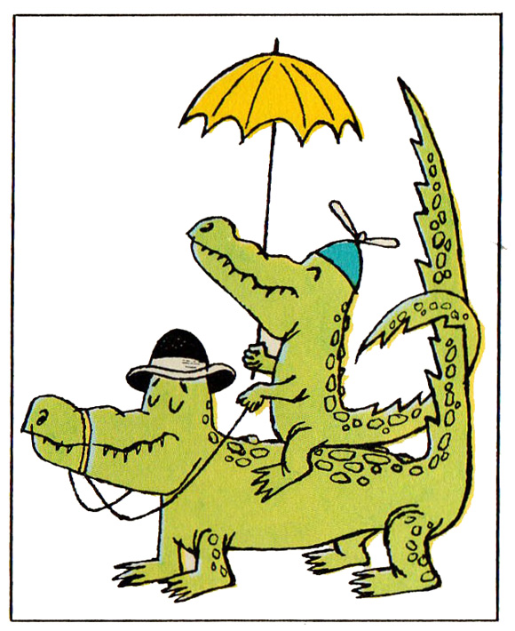 Ilustración de Lluvia de cocodrilos. Un alfabeto