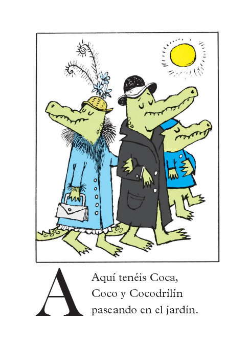 Ilustración de Lluvia de cocodrilos. Un alfabeto