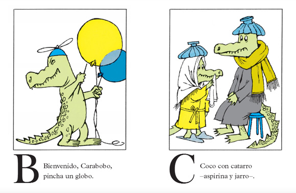 Ilustración de Lluvia de cocodrilos. Un alfabeto