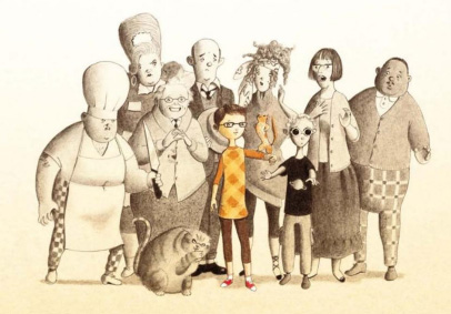 Ilustración de Flora y Ulises