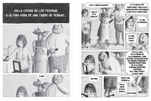 Ilustración de Flora y Ulises