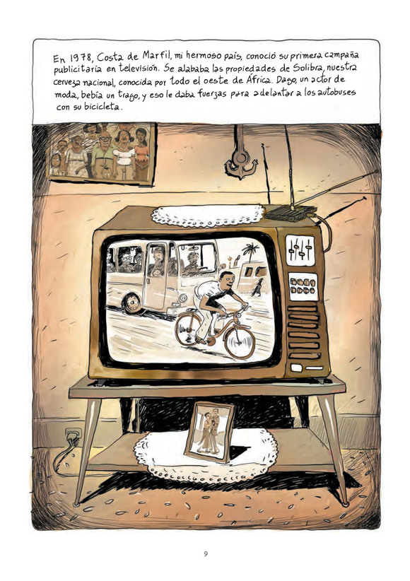 Ilustración de Aya de Yopougon. Integral 1