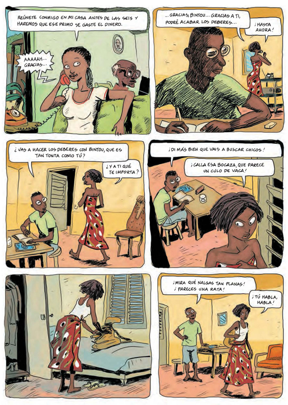 Ilustración de Aya de Yopougon. Integral 1