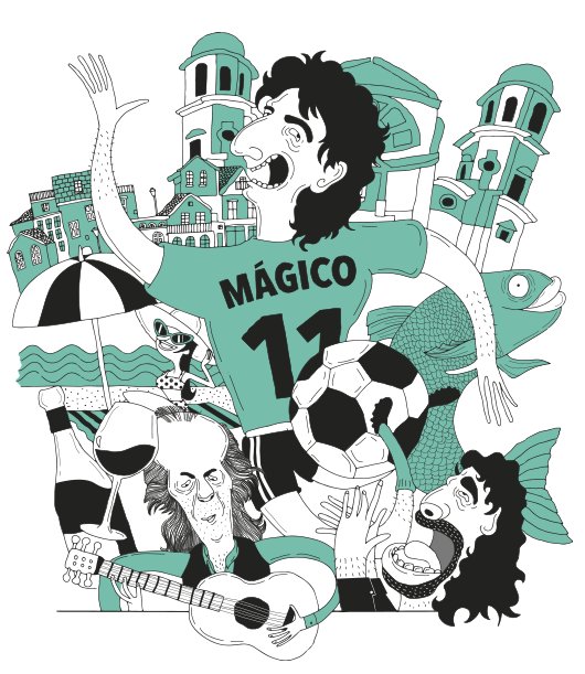 Ilustración de Mágico y Cádiz. Una historia de amor
