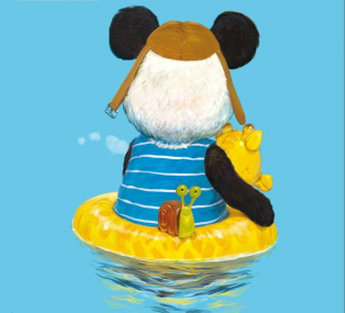 Ilustración de El día de playa de Chu