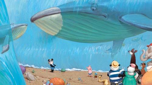 Ilustración de El día de playa de Chu