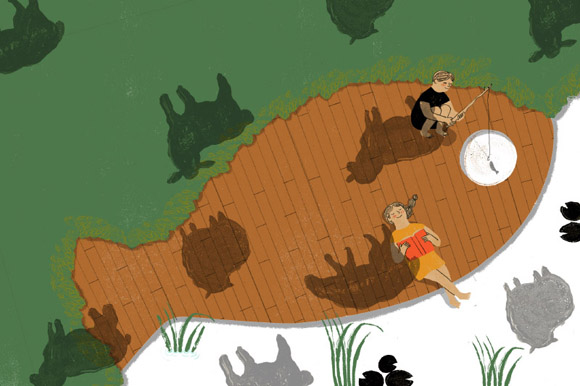 Ilustración de Esto que brilla en el aire