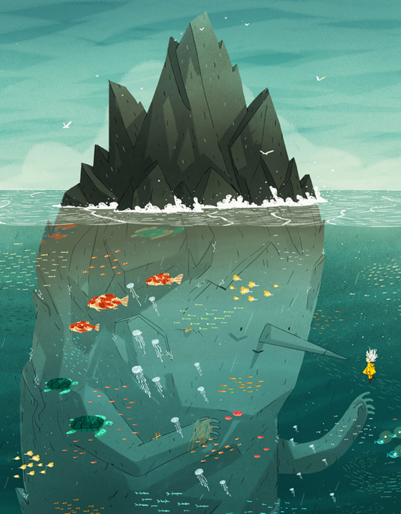 Ilustración de El secreto de Roca Negra