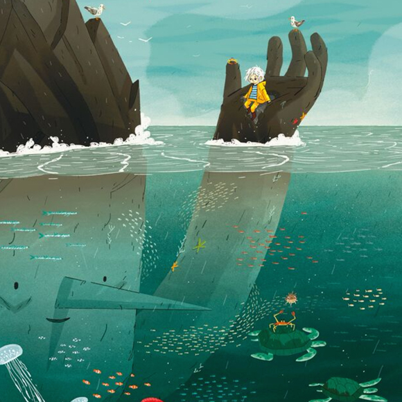 Ilustración de El secreto de Roca Negra