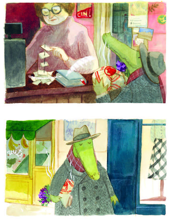 Ilustración de Profesión: Cocodrilo