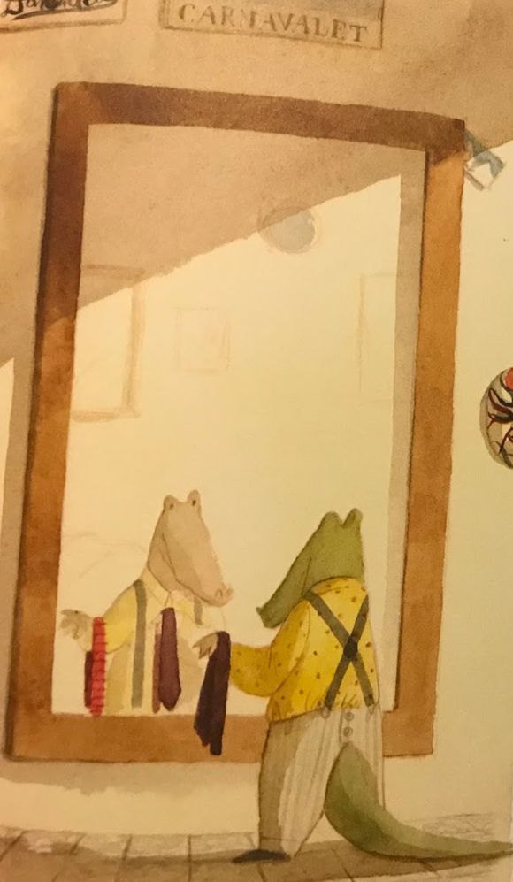 Ilustración de Profesión: Cocodrilo