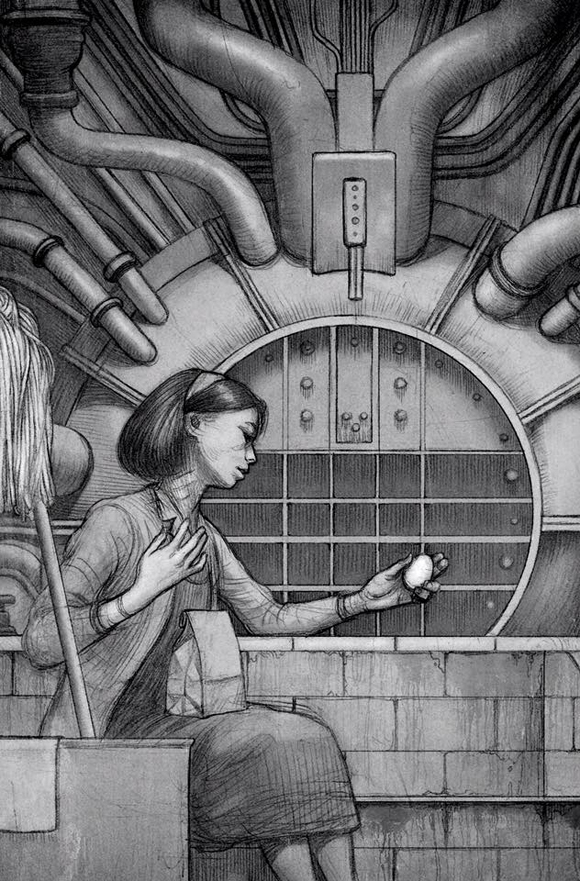 Ilustración de La forma del agua