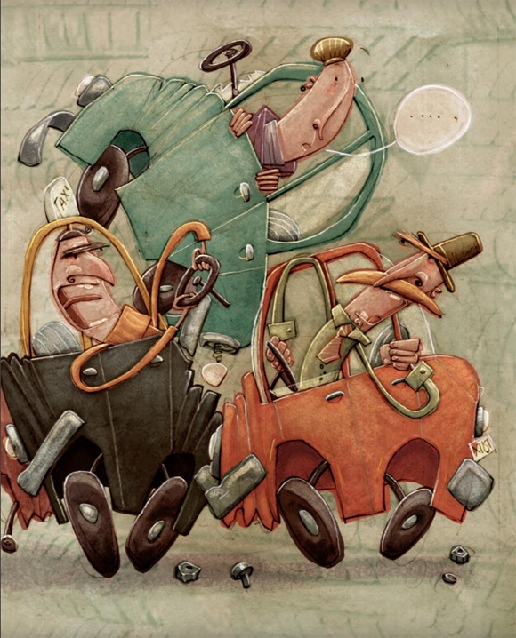 Ilustración de Letra por letra
