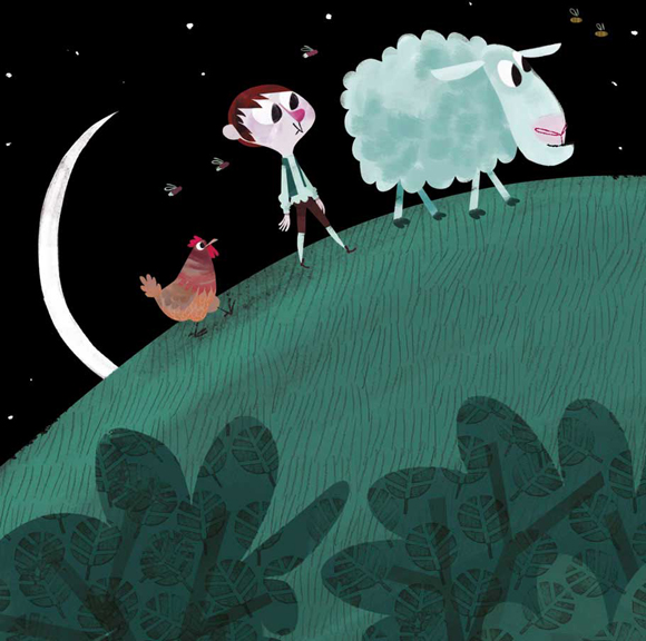 Ilustración de Samuel y la noche interminable