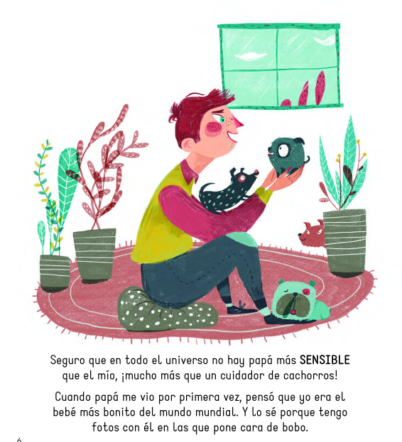 Ilustración de Mi papá... El que más mola del universo