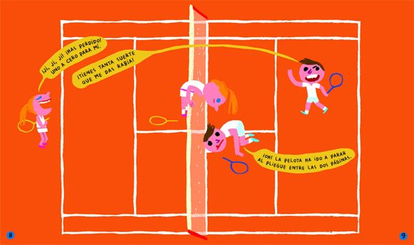 Ilustración de La pelota amarilla