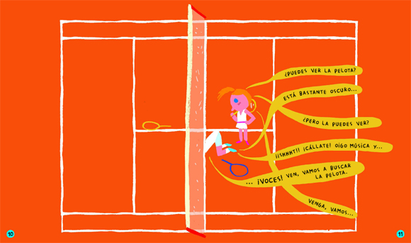 Ilustración de La pelota amarilla