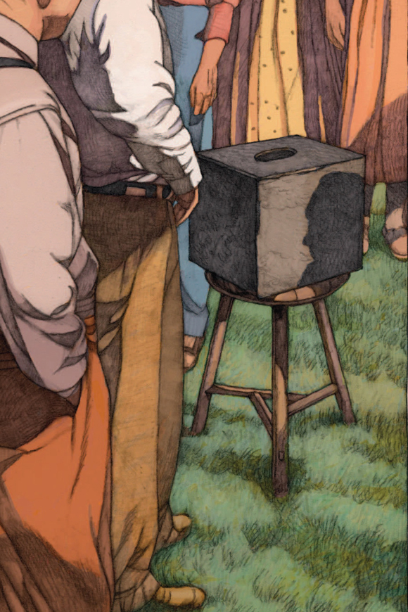 Ilustración de La lotería