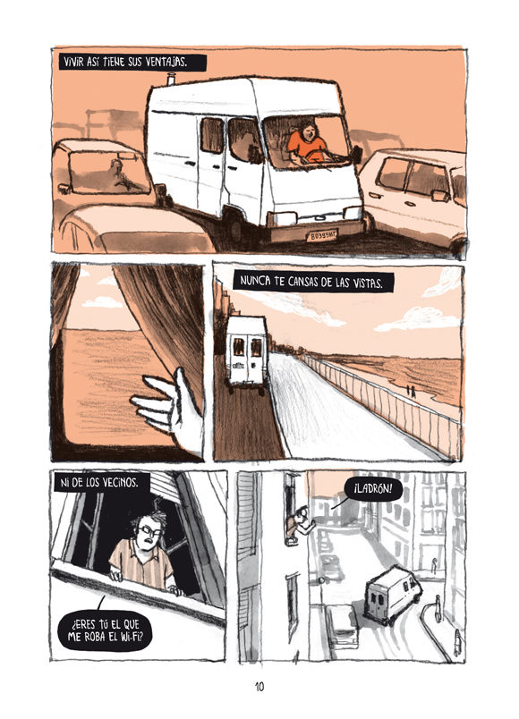 Ilustración de La furgo