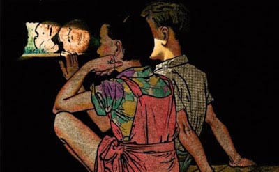 Ilustración de Martha y Alan