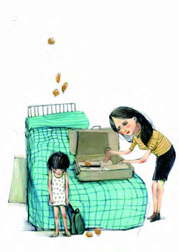 Ilustración de El enfado de Candela