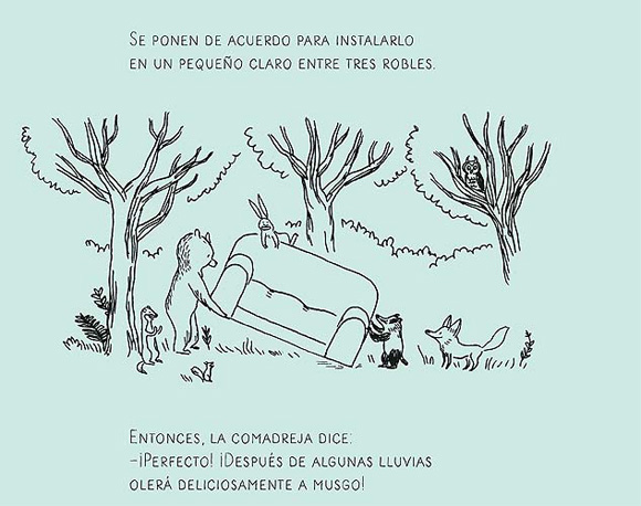 Ilustración de Björn. Seis historias de un oso
