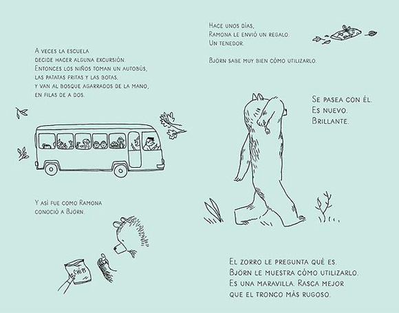 Ilustración de Björn. Seis historias de un oso