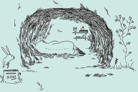 Ilustración de Björn. Seis historias de un oso