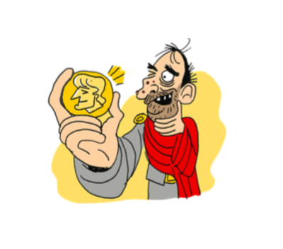 Ilustración de ¡El dinero no cae del cielo!