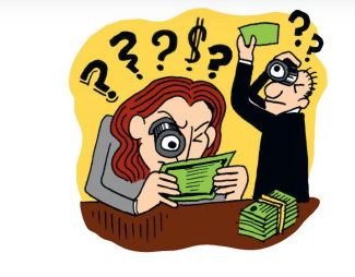 Ilustración de ¡El dinero no cae del cielo!