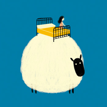 Ilustración de No puedo dormir