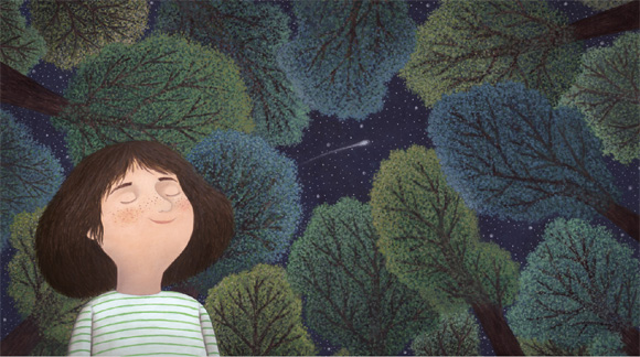 Ilustración de Música alrededor