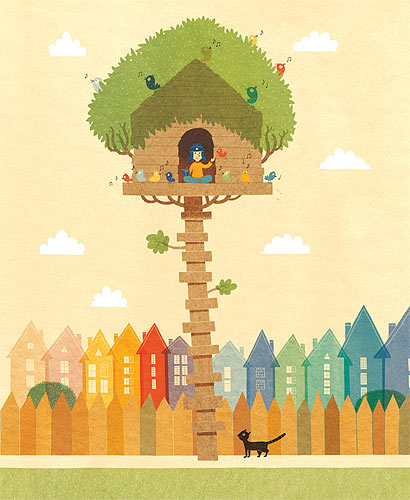 Ilustración de Pequeños mundos