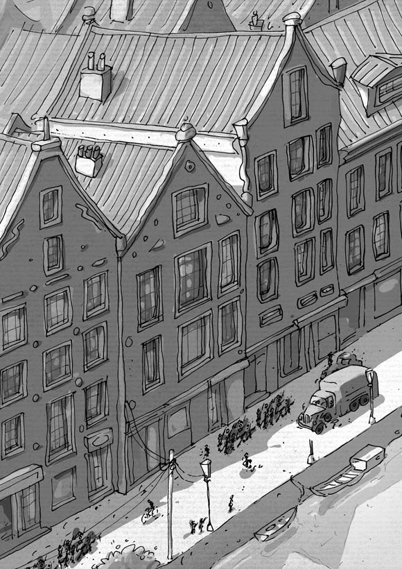 Ilustración de La chica de la ventana
