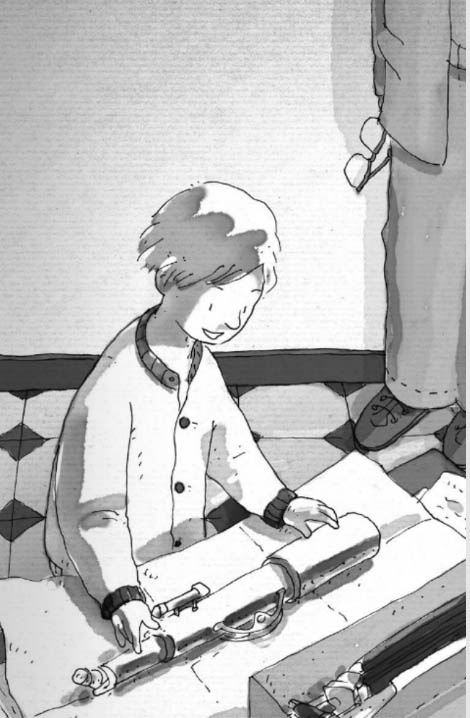 Ilustración de La chica de la ventana