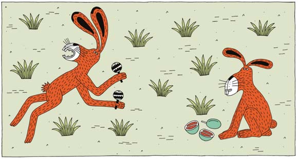 Ilustración de Conejo y conejo