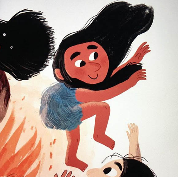 Ilustración de La niña invisible