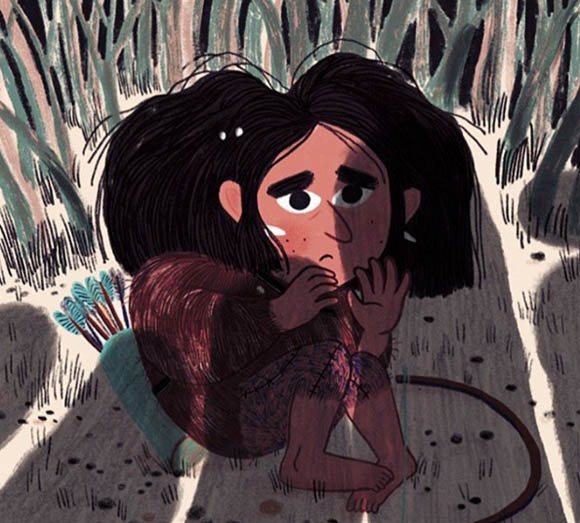 Ilustración de La niña invisible