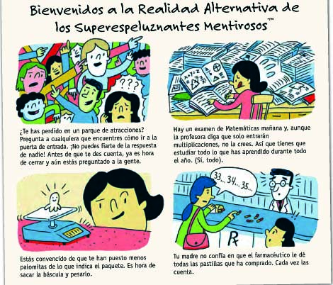 Ilustración de Medias verdades y mentiras