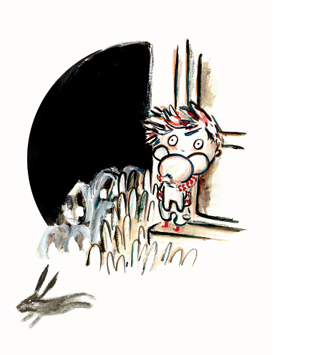 Ilustración de El fantasma de la casa del al lado