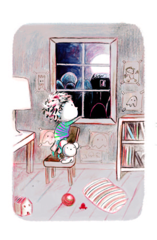 Ilustración de El fantasma de la casa del al lado