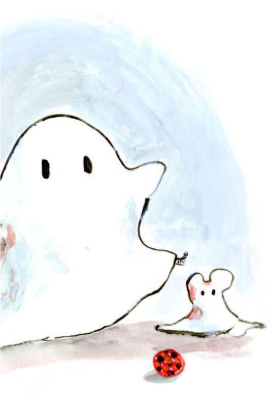Ilustración de El fantasma de la casa del al lado