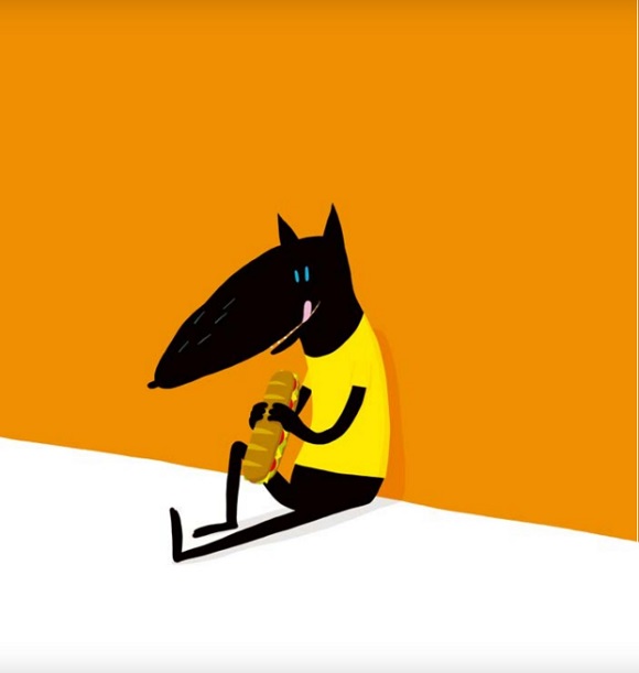 Ilustración de ¡Hay un lobo!