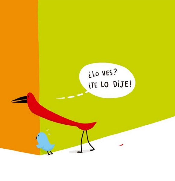 Ilustración de ¡Hay un lobo!