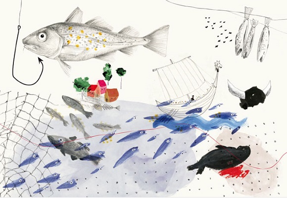 Ilustración de El hilo invisible de la naturaleza