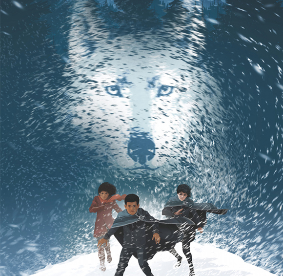 Ilustración de Los lobos del hielo